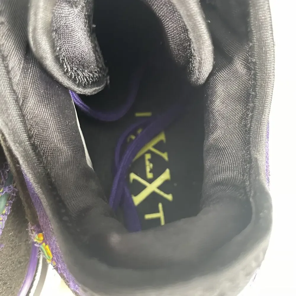 Nike Zoom LeBron NXXT Gen Lakers Men's 9 Purple Yellow Basketball Sneakers EUC
